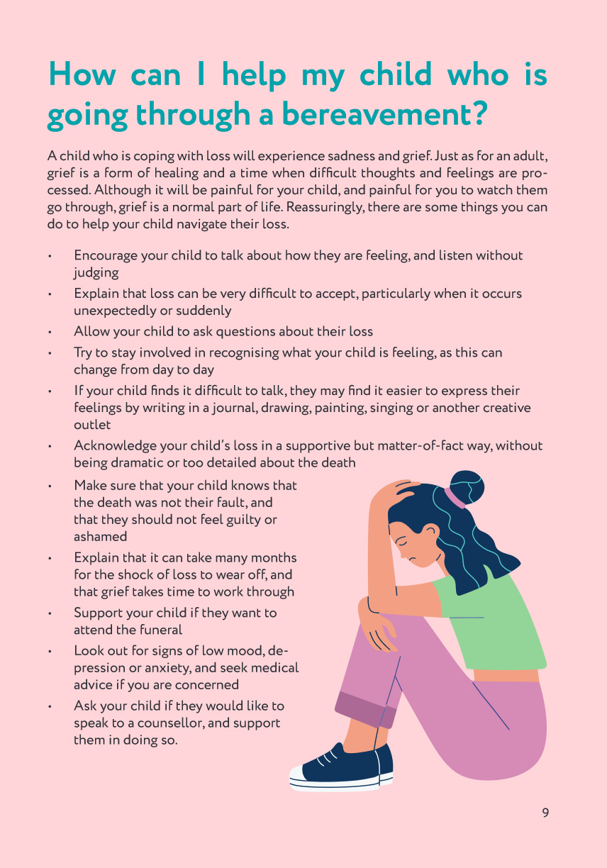 Coping with Bereavement, page 9 of 12